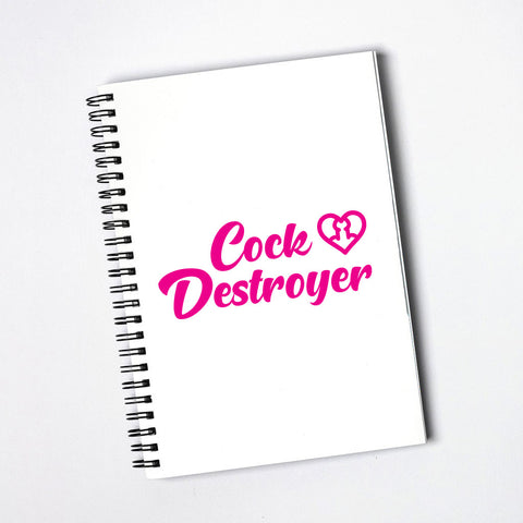 A5 Notebook - Cock Destroyer Design